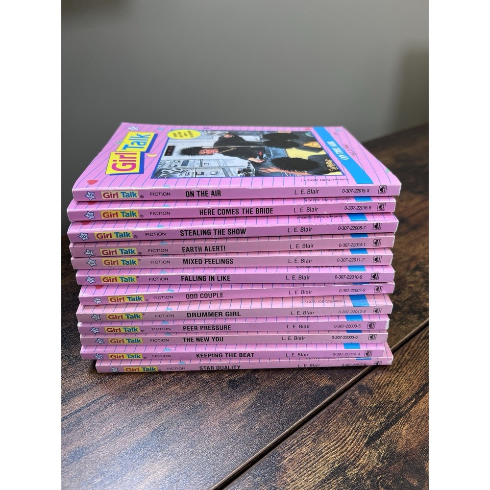 Girl Talk by L.E. Blair - Vintage 90's Teen Paperback Books Lot of 12 books